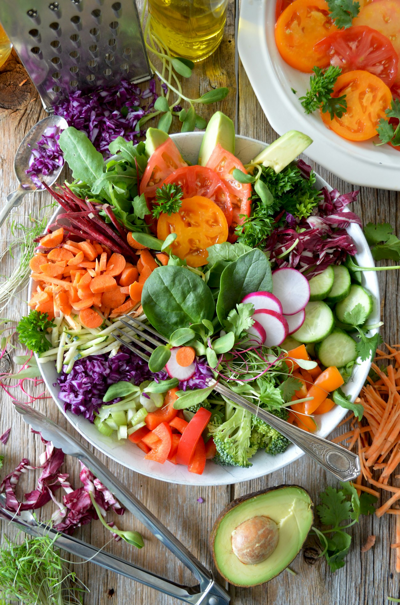 Fresh seasonal greens